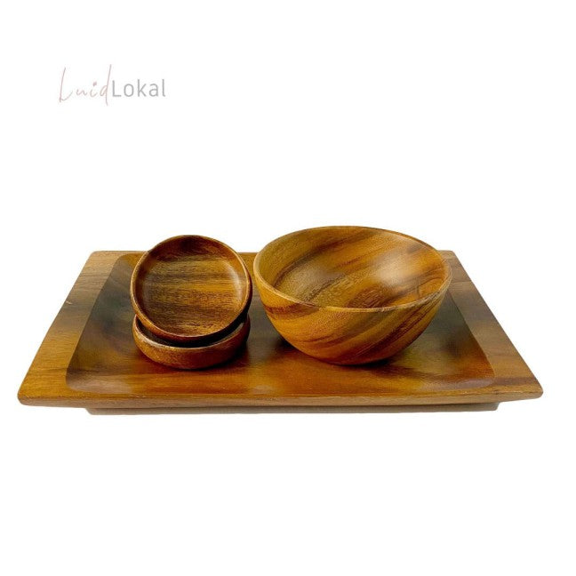 Luid Lokal Cozy Set Bundle Rectangle Tray Salad Bowl Condiment Dish