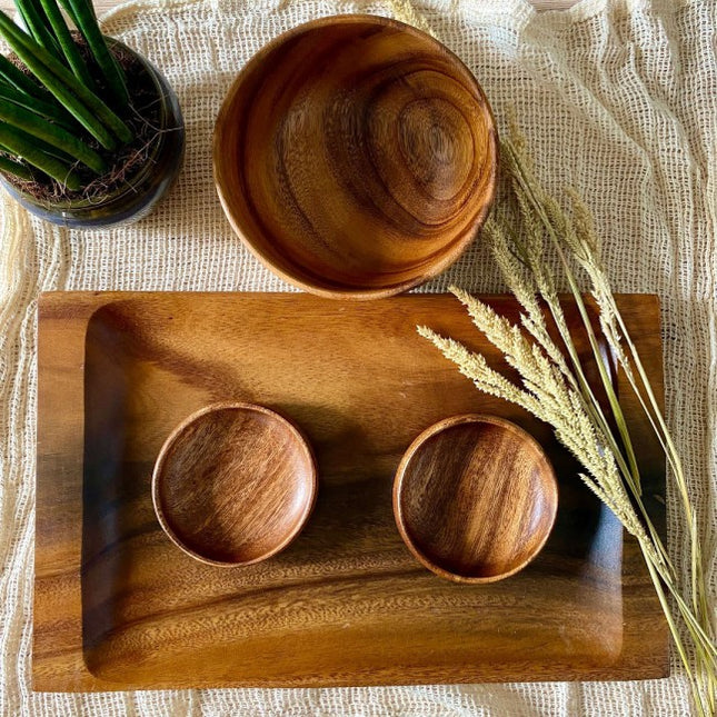 Luid Lokal Cozy Set Bundle Rectangle Tray Salad Bowl Condiment Dish