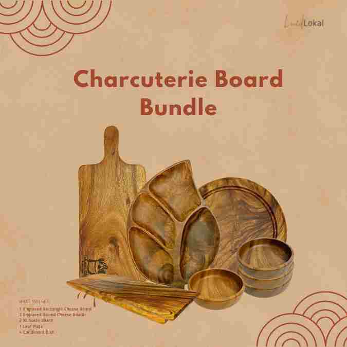 Luid Lokal Charcuterie Board Bundle Acacia Wood