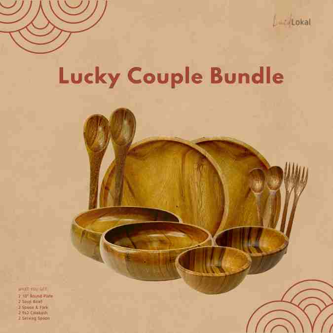 Luid Lokal Couple Bundle Acacia Wood