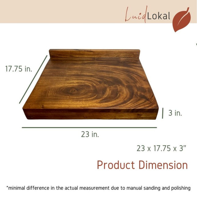 Luid Lokal Kneading Board Dough Pastry Heavy Cutting Board Acacia Wood