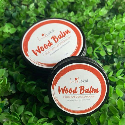 Luid Lokal Wood Balm Natural Beeswax Mineral Oil