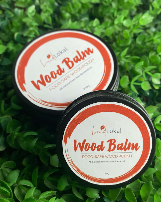Luid Lokal Wood Balm Natural Beeswax Mineral Oil
