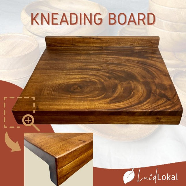 Luid Lokal Kneading Board Dough Pastry Heavy Cutting Board Acacia Wood