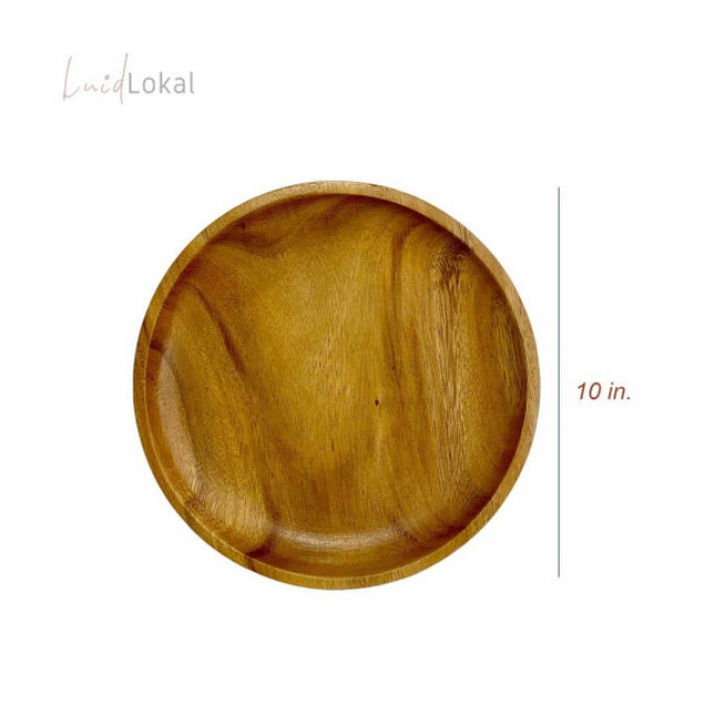 Luid Lokal Flexi Set Bundle Round Plate Square Plate Soup Bowl Acacia Wood