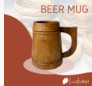 Luid Lokal Personalized Vector Portrait Photo Art Engraved Customized Mug Acacia Wood