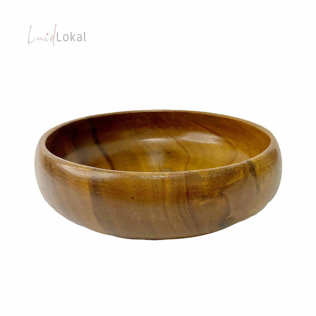 Luid Lokal Calabash Bowls Salad Snack Dish Server Acacia Wood