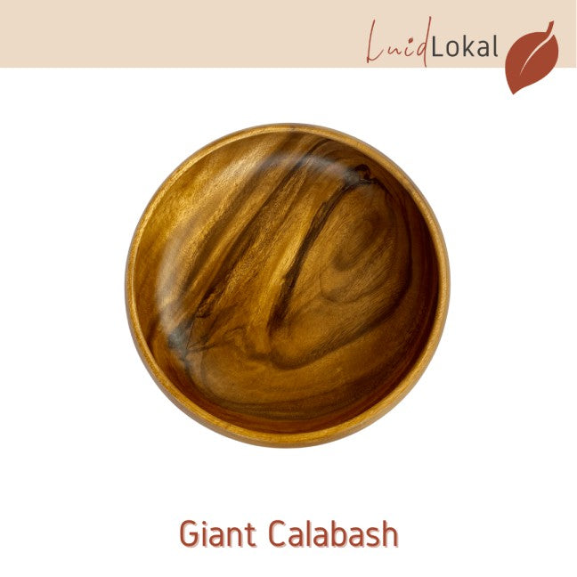 Luid Lokal Giant Calabash Bowl Acacia Wood