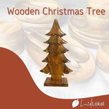 Luid Lokal Acacia Wooden Christmas Tree Limited Edition