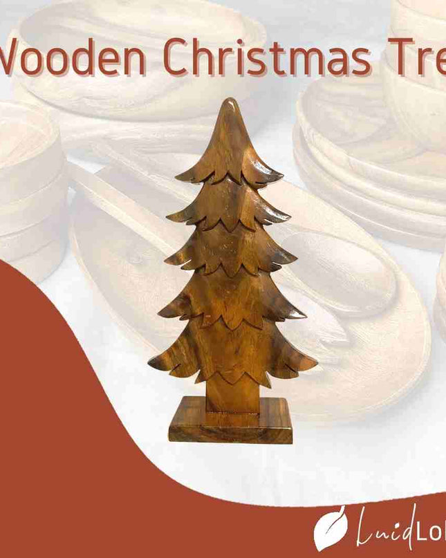 Luid Lokal Acacia Wooden Christmas Tree Limited Edition