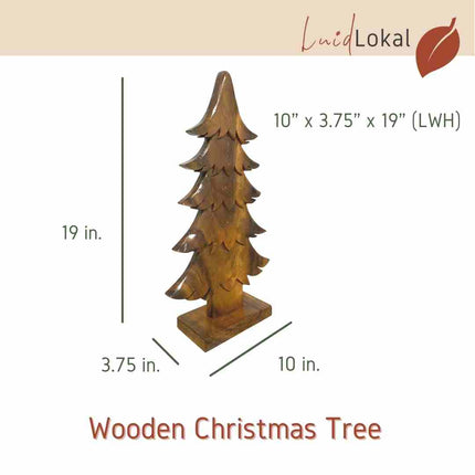 Luid Lokal Acacia Wooden Christmas Tree Limited Edition
