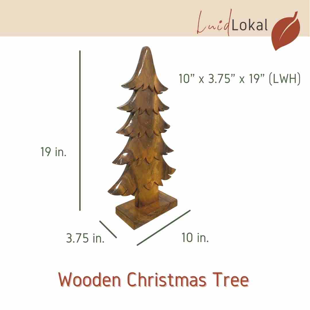 Luid Lokal Acacia Wooden Christmas Tree Limited Edition