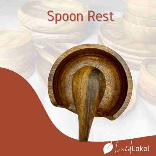 Luid Lokal Spoon Rest Acacia Wood