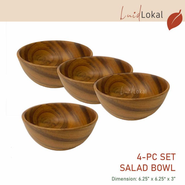 SET OF 4 Bowls (Round and Square)